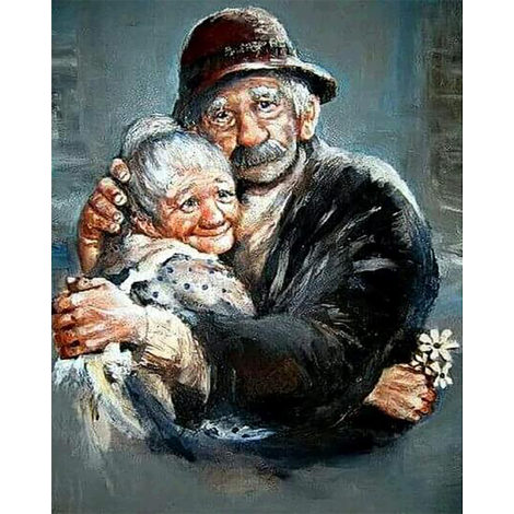 Loving Couple (40 x 50 actual picture size)