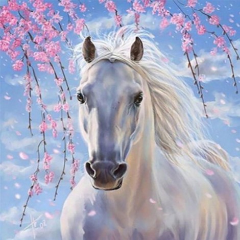 White Horse 48 x 48 picture size