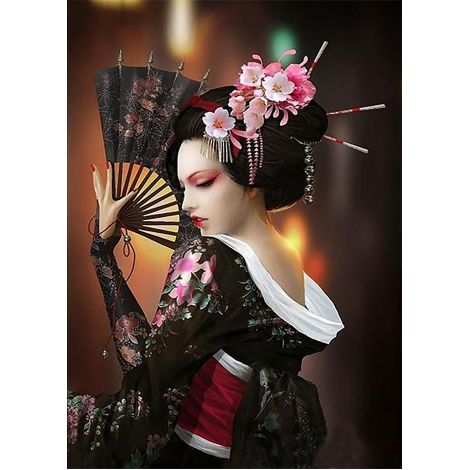 Geisha Girl 6 (50 x 70 actual picture size)