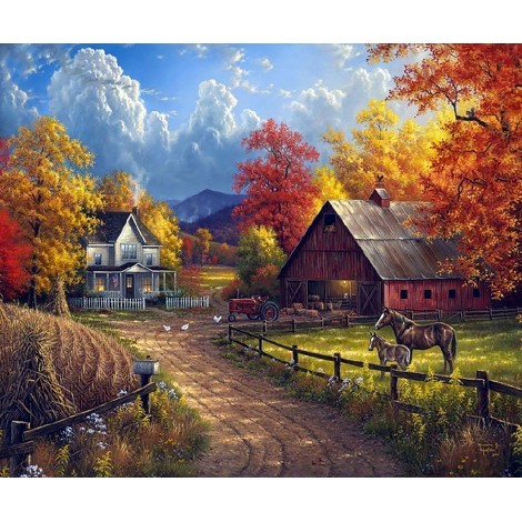 Down On The Farm (50 x 60 actual picture size)