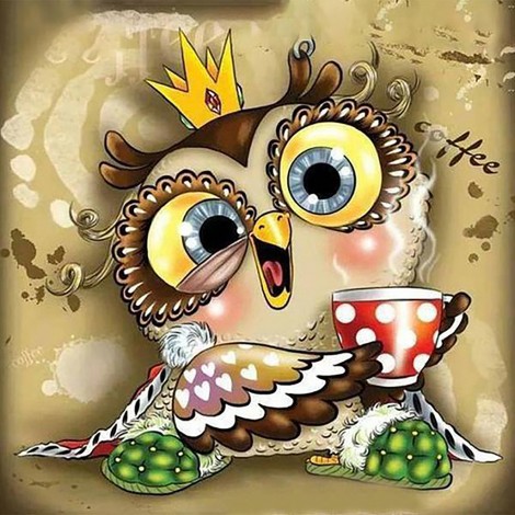 Crazy Owl (50 x 50 actual picture size)