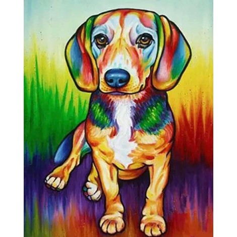 Colourful Dog 11 (40 x 50)